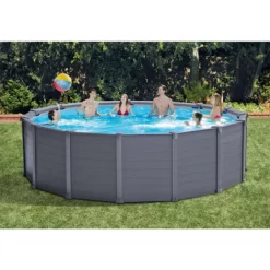 Piscina Fuori Terra In Grafite Intex 26384 Ex 26382 Rotonda 478x124 Cm -Intex Italia 11177432 3