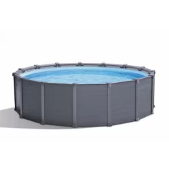 Piscina Fuori Terra In Grafite Intex 26384 Ex 26382 Rotonda 478x124 Cm -Intex Italia 11177432 5