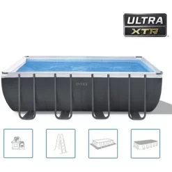 Set Telaio E Piscina Rettangolare UltraXTR 549x274x132cm 26356GN INTEX