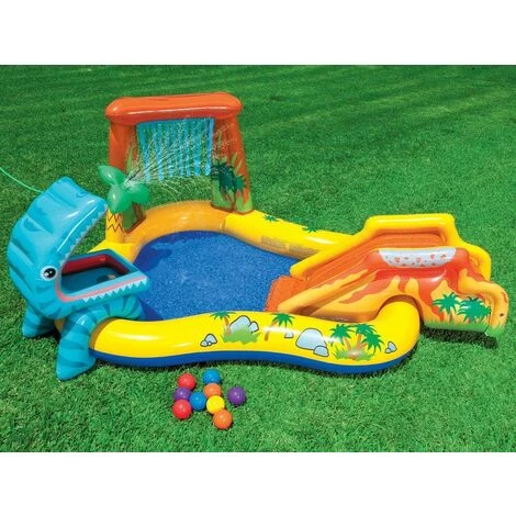 Piscina Con Scivolo Dinosauro Per Bambini Intex Gonfiabile Gioco Da Giardino 1 Piscina Con Scivolo Dinosauro Per Bambini Intex Gonfiabile Gioco Da Giardino