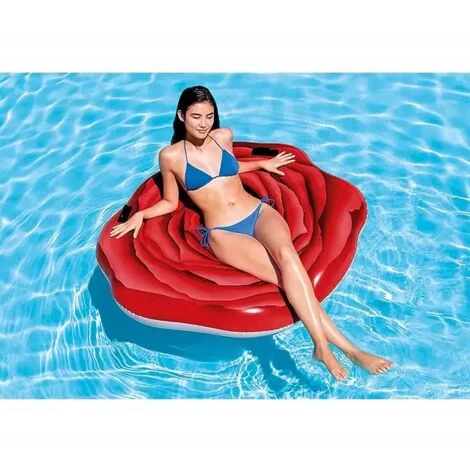Materasso Materassino Gonfiabile Rosa Rossa Fiore Piscina Mare Spiaggia Intex 3 Materasso Materassino Gonfiabile Rosa Rossa Fiore Piscina Mare Spiaggia Intex - immagine 3