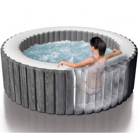 Intex 28442 Pure Spa Greywood Deluxe - 6 Posti 3 Intex 28442 Pure Spa Greywood Deluxe - 6 Posti - immagine 3