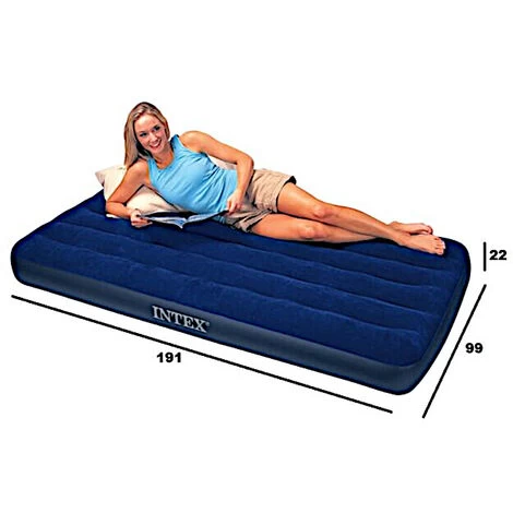 Intex 68757 Materasso Singolo Classic Downy 99x191x22 Cm 4 Intex 68757 Materasso Singolo Classic Downy 99x191x22 Cm - immagine 4