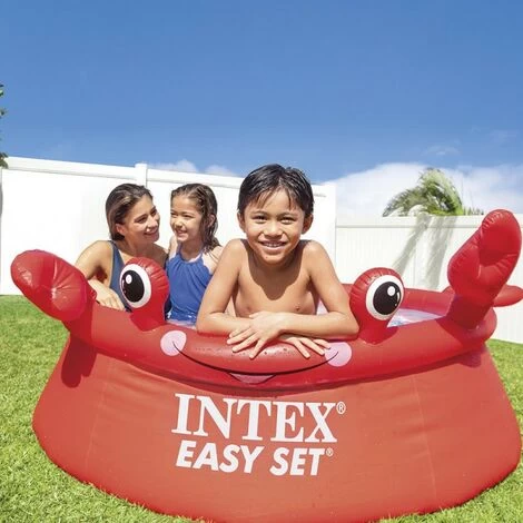 PISCINA GONFIABILE EASY HAPPY GRANCHIO 183X51CM INTEX 26100NP 2 PISCINA GONFIABILE EASY HAPPY GRANCHIO 183X51CM INTEX 26100NP - immagine 2