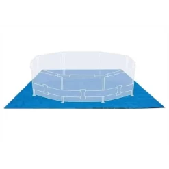 Telo Tappeto Piscina Tappetino Sottopiscina Quadrato Cm 472x472 INTEX 28048 -Intex Italia 29976563 3