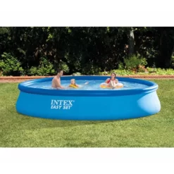 Intex 28158 Easy Set Piscina Fuori Terra Gonfiabile Rotonda 457x84 -Intex Italia 3865006 3