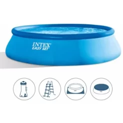 Intex 26166 Ex 28166 Easy Set Piscina Fuori Terra Gonfiabile Rotonda 457x107 -Intex Italia 5024457 3