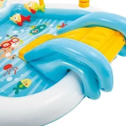 Piscina Playcenter Parco Acquatico Gonfiabile Fishing Con Scivolo E Spruzzo Cm.21818899 Intex 57162 -Intex Italia 54886994 5
