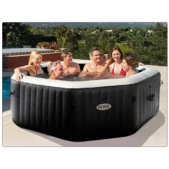 Piscina Idromassaggio Ottagonale Gonfiabile Pure Spa Jet And Bubble Deluxe 6 Posti Cm. 218 X 71, Intex 28462 -Intex Italia 55540420 4