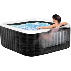 Intex 28450 PureSpa Greystone Deluxe Quadrata, 4 Posti -Intex Italia 57755606 3