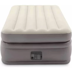 Intex Materasso Dura-Beam Prime Comfort Singolo Con Tecnologia Fiber Tech, Pompa Elettrica Incorporata 99X191X51 Cm I,2