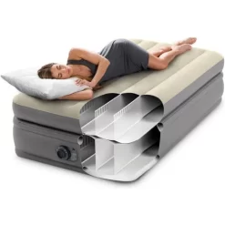 Intex Materasso Dura-Beam Prime Comfort Singolo Con Tecnologia Fiber Tech, Pompa Elettrica Incorporata 99X191X51 Cm I,2 -Intex Italia 62300585 4