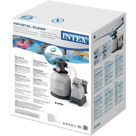 Intex Pompa A Sabbia I.1 - Flusso D'Acqua: 10.500 L/H 2 Intex Pompa A Sabbia I.1 - Flusso D'Acqua: 10.500 L/H - immagine 2