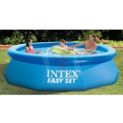 Intex PISCINA TONDA EASY SET AUTOPORTANTE CON POMPA FILTRO � Cm. 305x76 H