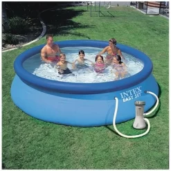 Intex 1PZ PISCINA GONFIABILE 'EASY SET' CM 366 X 76 LT 5621-POMPA 2006 LT/H