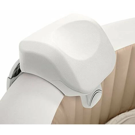 Intex 28505 Poggiatesta Ergonomico Per Spa & PureSpa, Portabicchieri In Plastica Beige, 26 X 22 X 18 Cm 1 Intex 28505 Poggiatesta Ergonomico Per Spa & PureSpa, Portabicchieri In Plastica Beige, 26 X 22 X 18 Cm