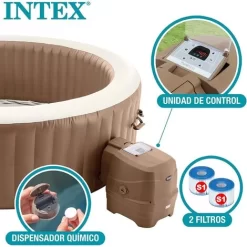 Piscina Idromassaggio SPA Gonfiabile Intex 28412 Con Pompa 236 X 71 Cm 9 Piscina Idromassaggio SPA Gonfiabile Intex 28412 Con Pompa 236 X 71 Cm -Intex Italia 88266947 5