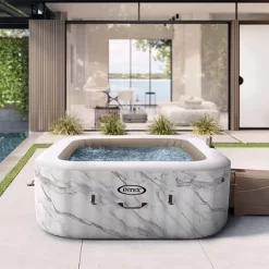 Intex 28464 PureSpa Calacatta Dual Zone, 4 Posti