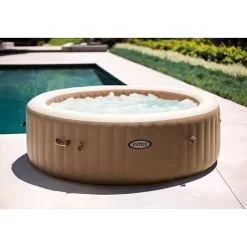 Piscina Idromassaggio SPA Gonfiabile Intex 28428 Bubble Pompa 216 X 71 Cm