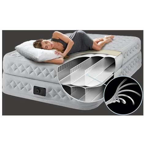 Intex Materasso Dura Beam Supreme Teconologia Fiber-Tech Q Con Pompa Elettrica 4 Intex Materasso Dura Beam Supreme Teconologia Fiber-Tech Q Con Pompa Elettrica - immagine 4