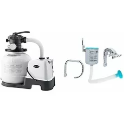 Intex Pompa A Sabbia Combo Con Sistema E,C,O, Per Piscine Fino A 32,200 L, I,1