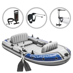 Intex Gommone Set Trolling Motor E Staffa Excursion 4